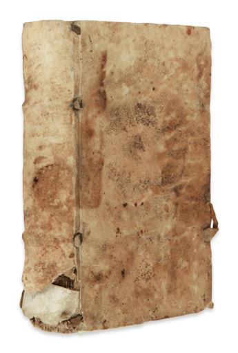 PHILIPPINES  MANUSCRIPT.  Manual de Prelados. Manuscript in Spanish on Asian paper. 1673. Lacks 2 leaves.
